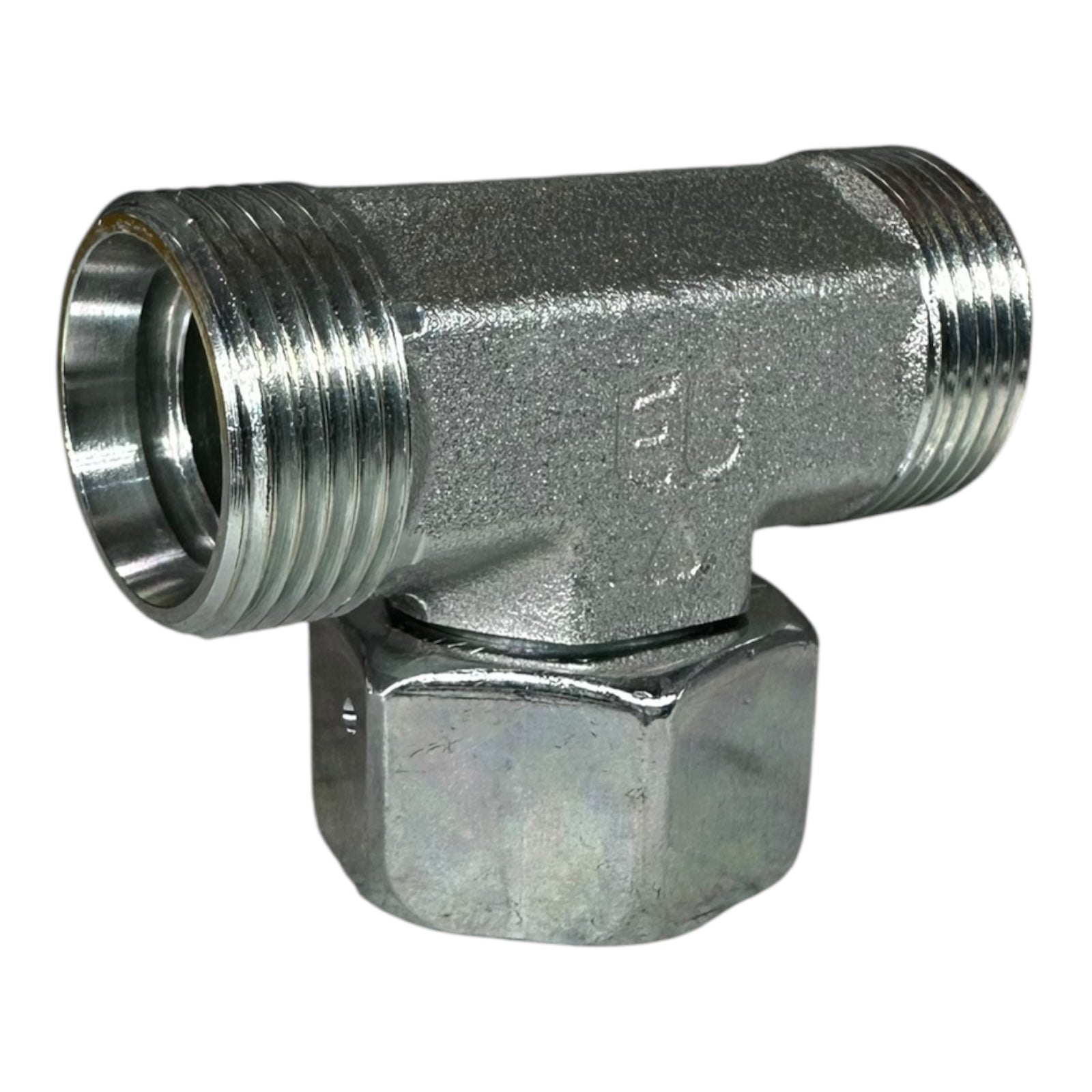 5x Parker ET22LOMDCF T-Anschluss-Stutzen mit Dichtkegel Gewinde Hydraulik