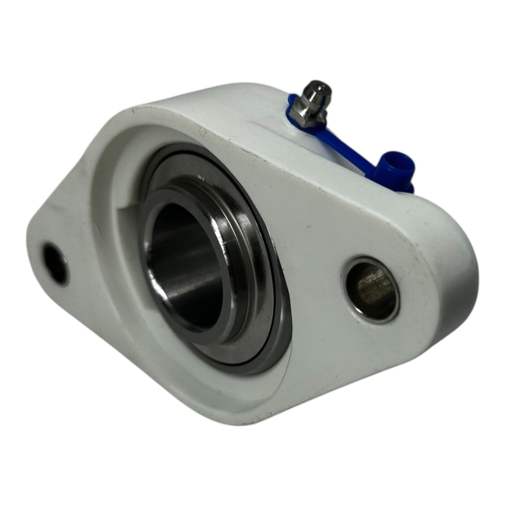 KML TP-FL206 Kunststoff Flanschlager 2-Loch Ø30 mm Gehäuselager SUC206 weiß