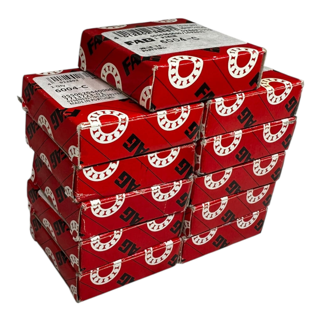 11x FAG 6004-C Rillenkugellager Kugellager 20x42x12mm