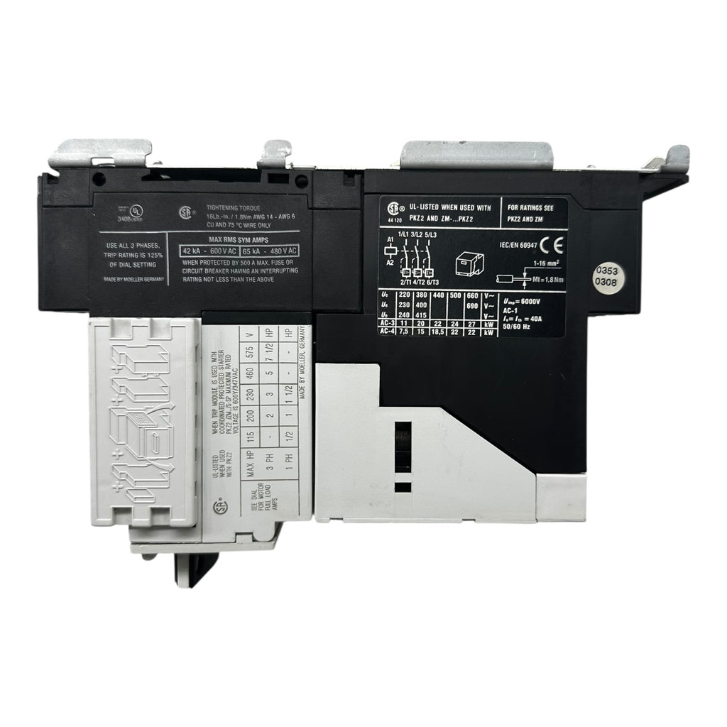 Moeller PKZ2 Motorschutzschalter Schütz-Kombination 0,6–40A 230/400V