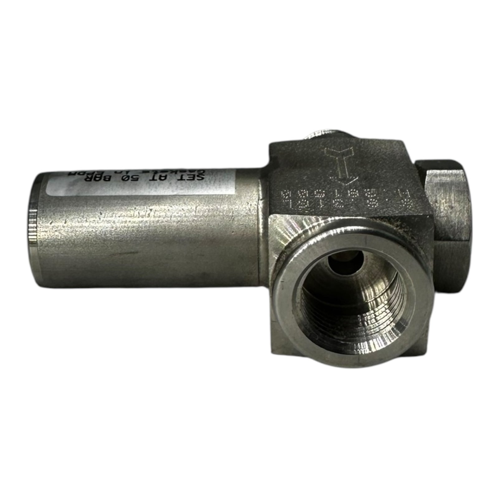 Sicherheitsventil Edelstahl 316L Überdruckventil 50 bar EPDM Dichtung G1/4
