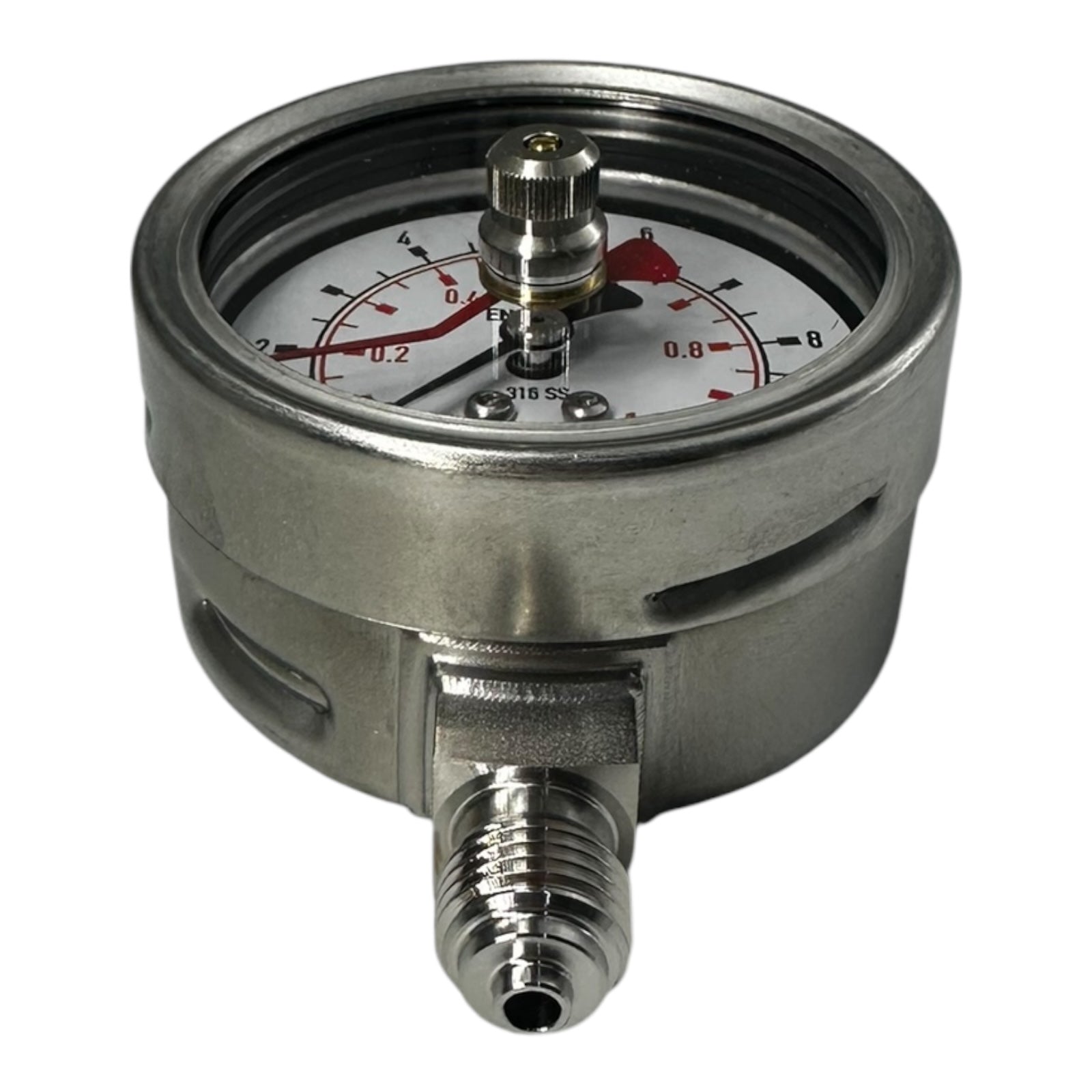 WIKA Manometer 232.50.063 10 bar 1,0 MPa G1/4B unten Edelstahl 63mm Druckmesser