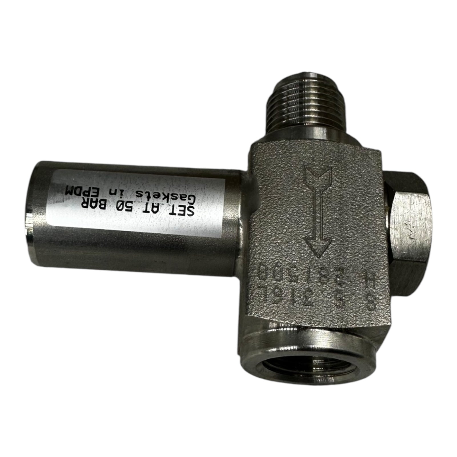 Sicherheitsventil 1/2” Edelstahl 316L Set 50 bar EPDM Dichtung Überdruckventil