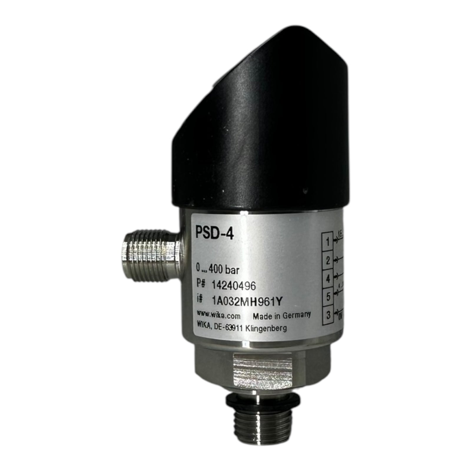 WIKA PSD-4 Druckschalter 0–400 bar 4–20mA G1/4 14240496 Digitalanzeige NEU