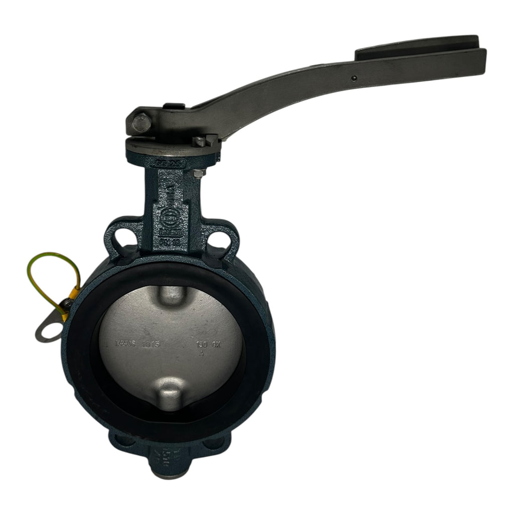 Ebro Z011-A Absperrklappe DN150 PN10 NBR Edelstahl 1.4408/1.4104 Handhebel