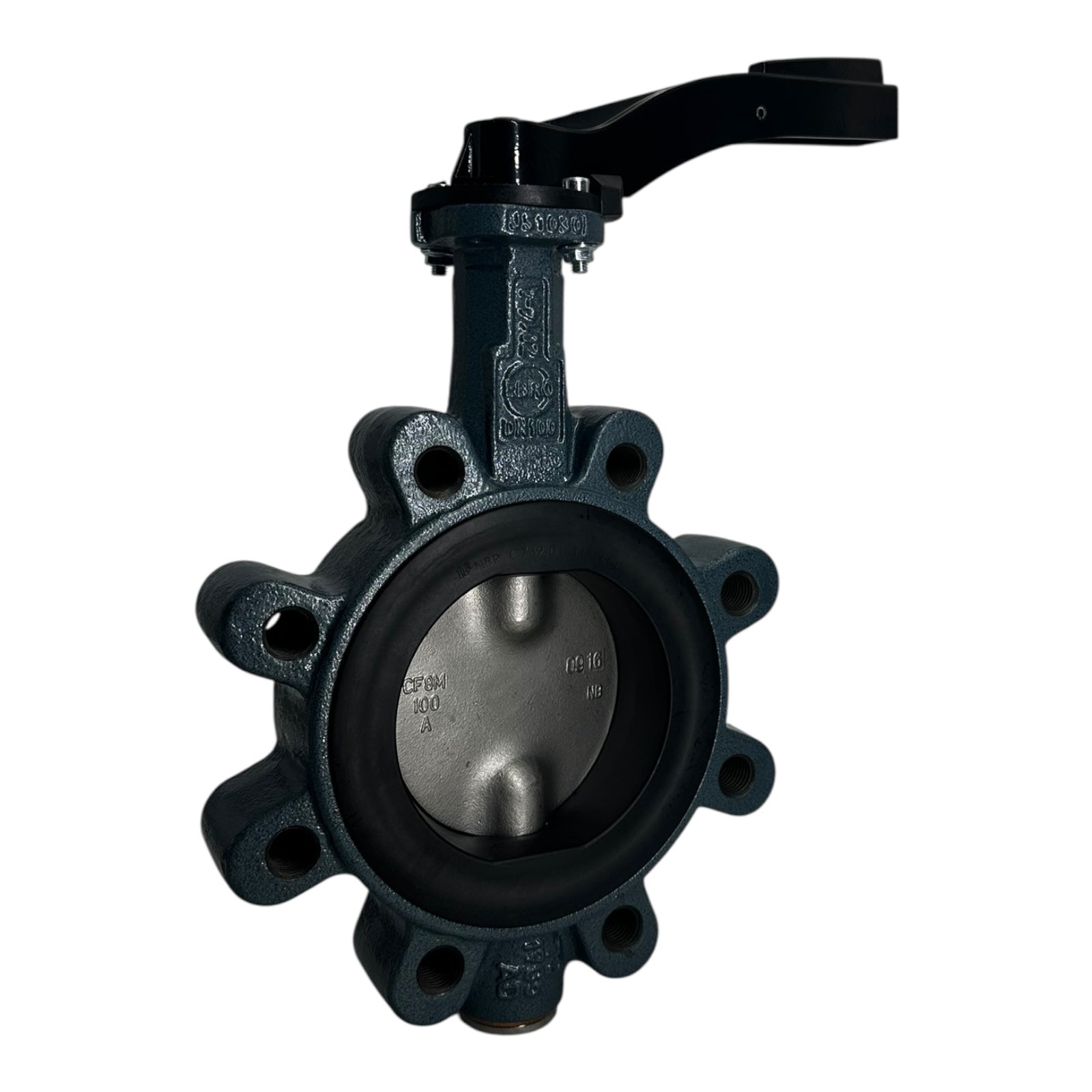 Ebro Z014-A Absperrklappe DN100 PN16 NBR Edelstahl 1.4408 Handhebel NEU