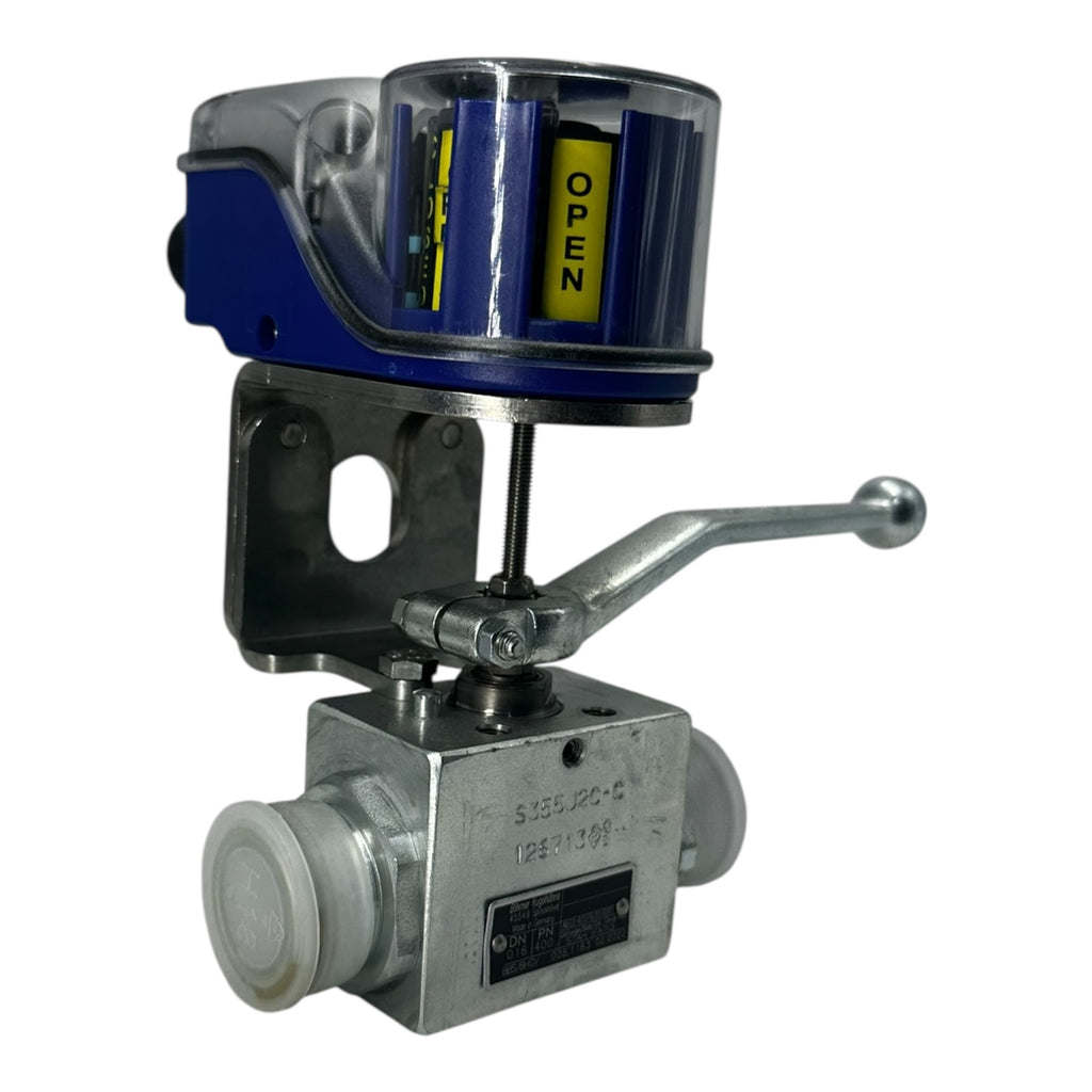 Böhmer Kugelhahn DN16 PN400 mit RX Stellungsanzeige IP67 250V AC/DC Neu