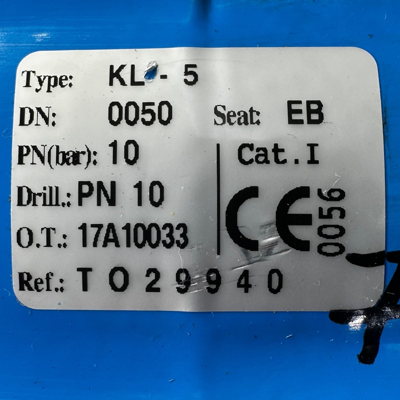 Sigeval Klappenventil KL-5 DN50 PN10 Flansch / Wafer-Typ Absperrklappe