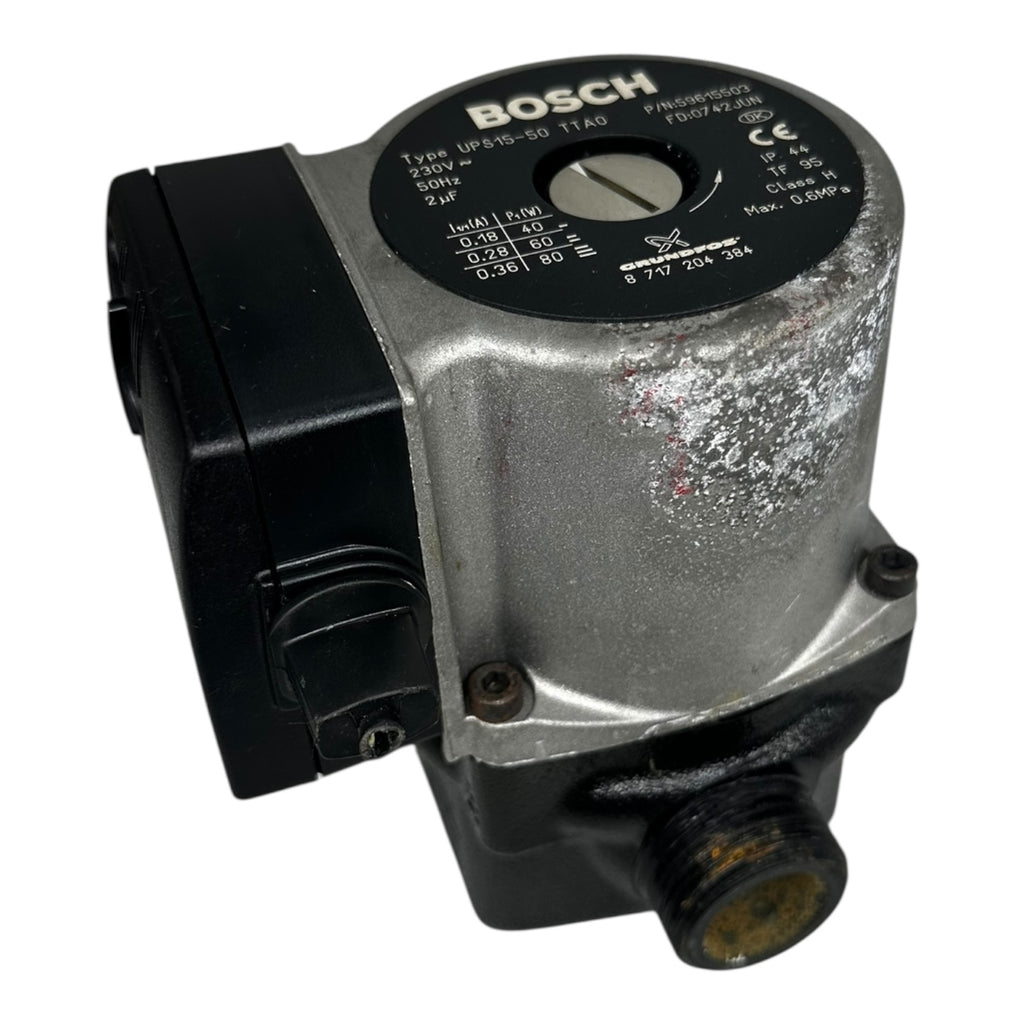 Bosch UPS15-50 TTA0 Umwälzpumpe 8717204384 Grundfos 230V 50Hz Heizungspumpe