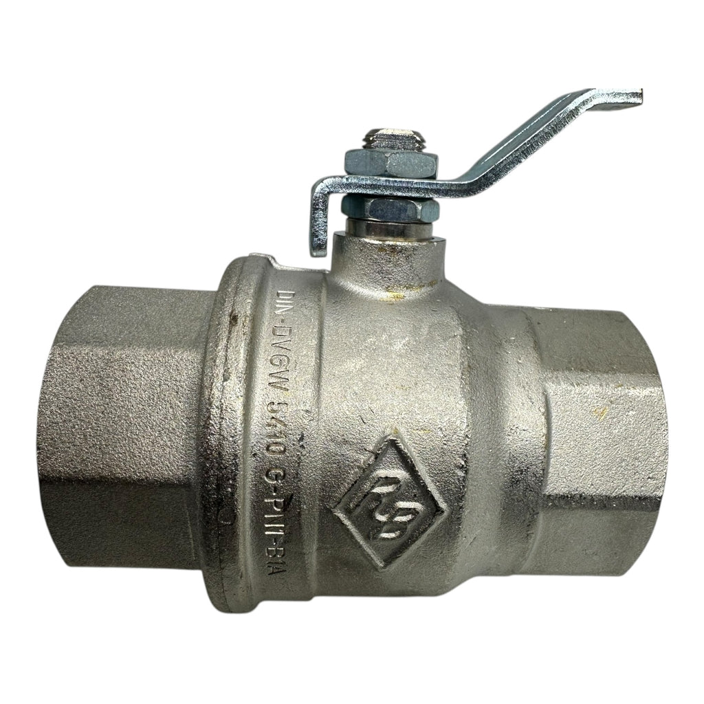 Kugelhahn DN50 2” IG Edelstahl CF8 PN40 DVGW 5140 Kugelventil Vollfluss