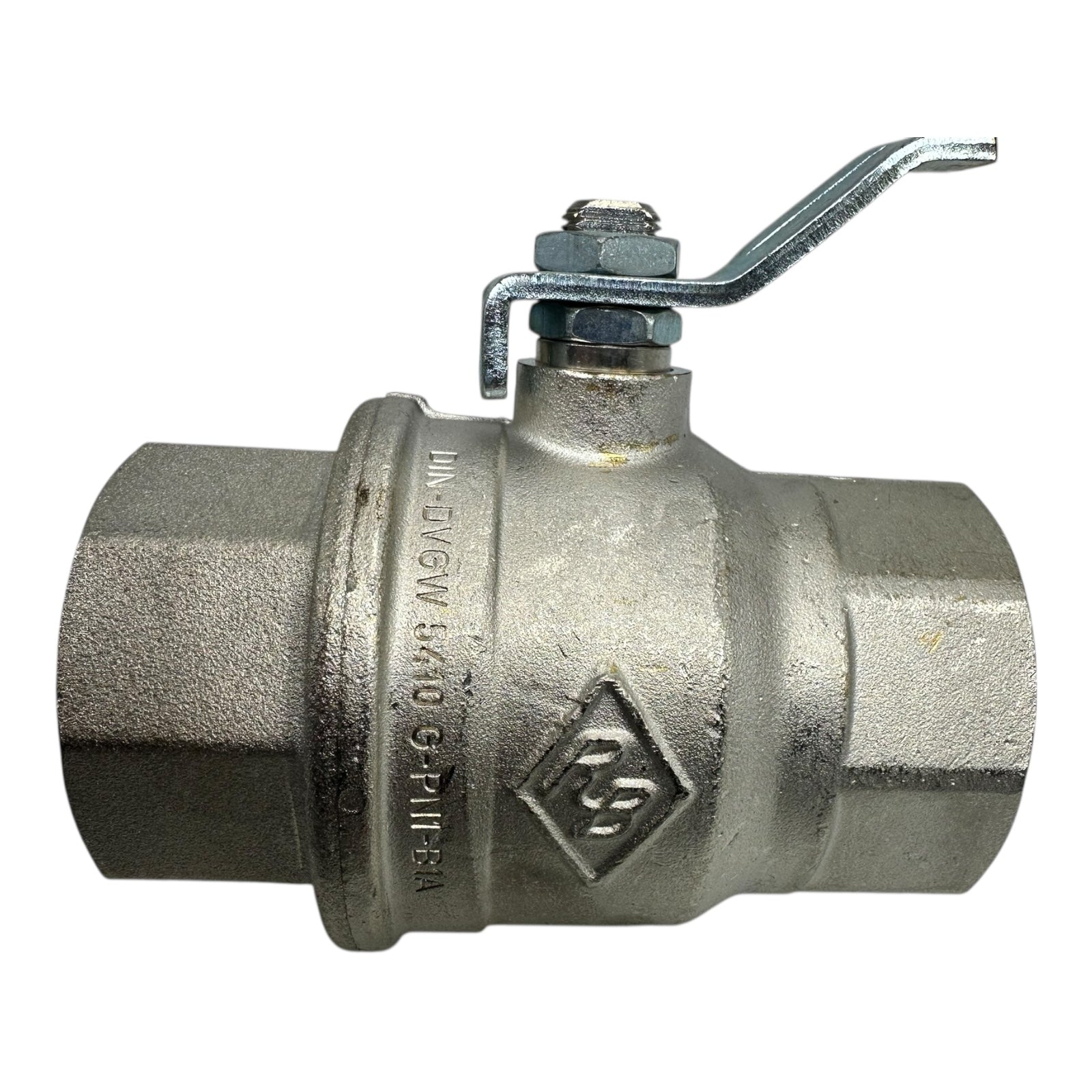 Kugelhahn DN50 2” IG Edelstahl CF8 PN40 DVGW 5140 Kugelventil Vollfluss