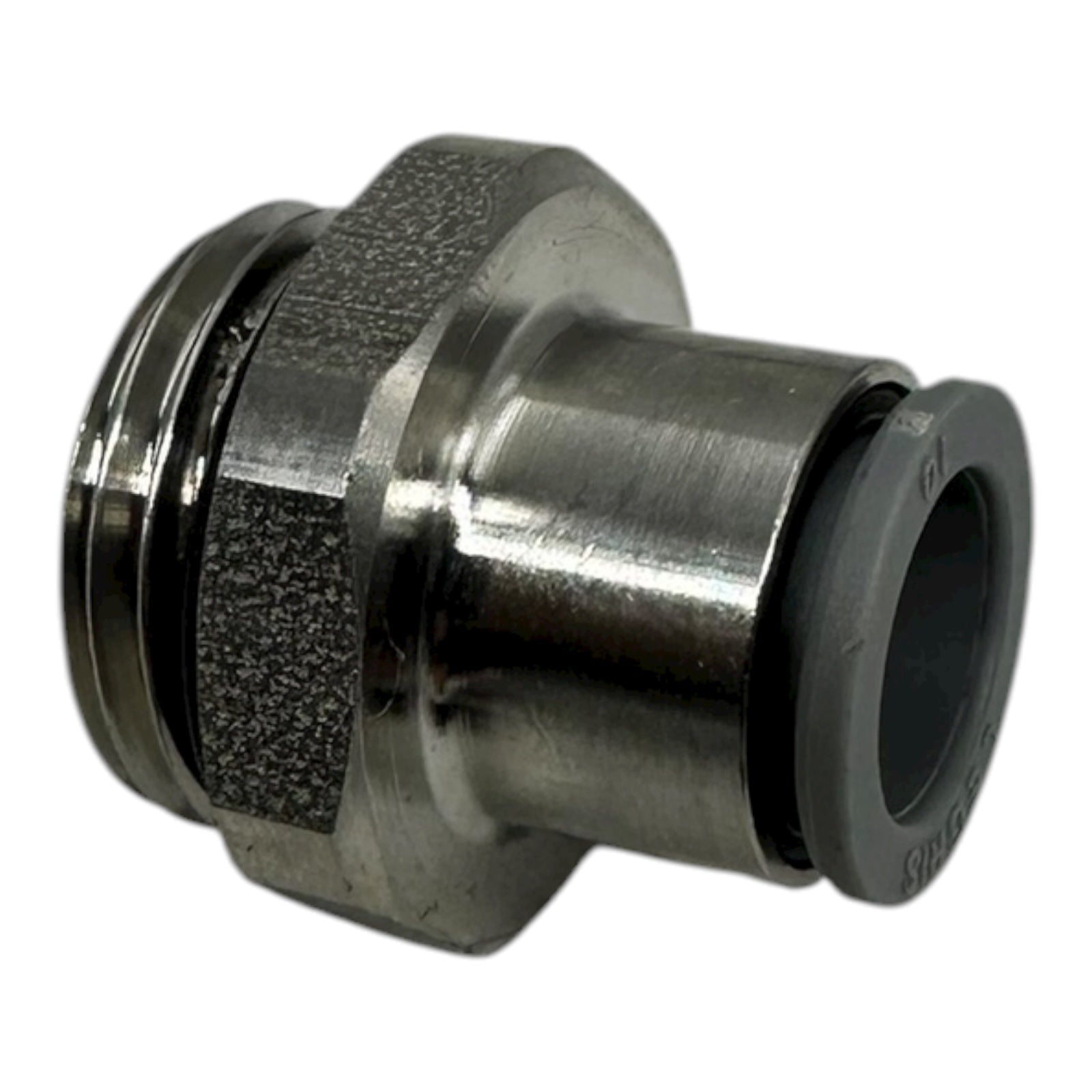 10x Parker Legris 69111021 Steckanschluss G1/4” Edelstahl Pneumatikfitting
