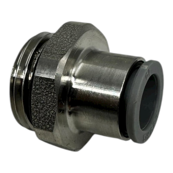 10x Parker Legris 69111021 Steckanschluss G1/4” Edelstahl Pneumatikfitting