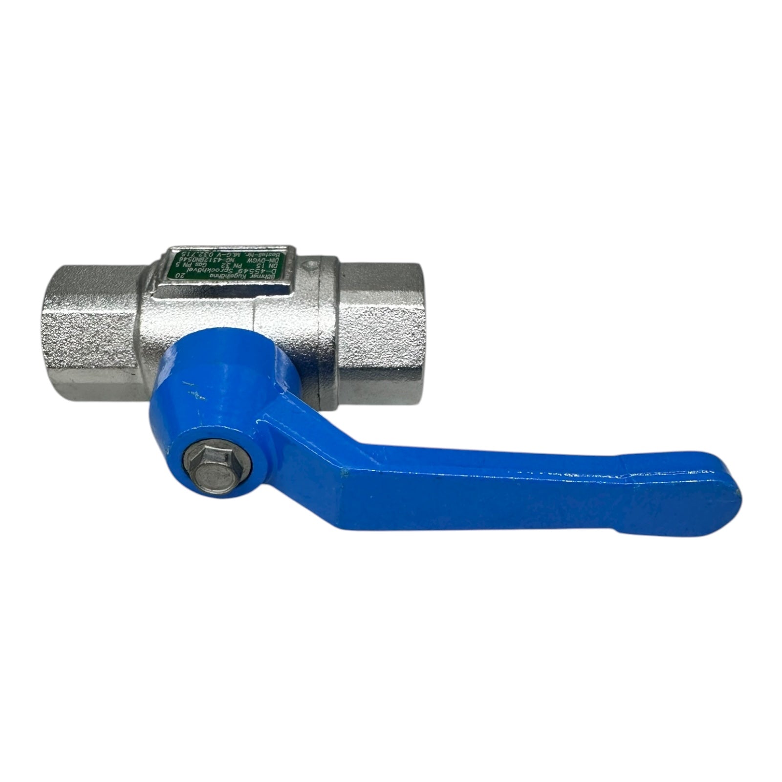 2x Böhmer Kugelhahn MLG-V 032.715 DN15 PN32 G1/2” Gasventil DVGW Edelstahl
