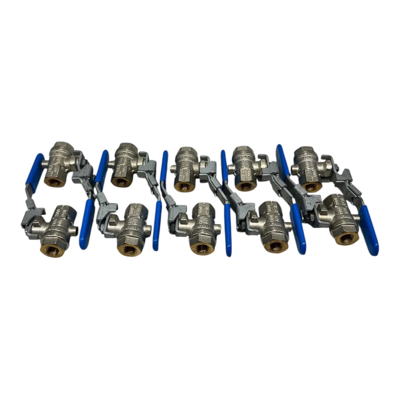 10x Riegler 103149-32102 Sicherheitskugelhahn DN8 Rp1/4” PN14 Entlüftung M5