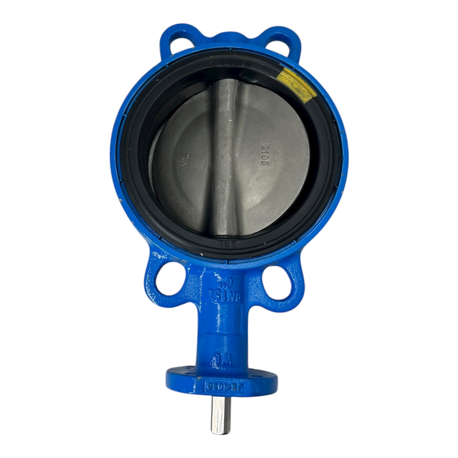 Absperrklappe DN150 PN16 Typ FLNV(W)-5 Sitz V CE0056 Flanschventil blau