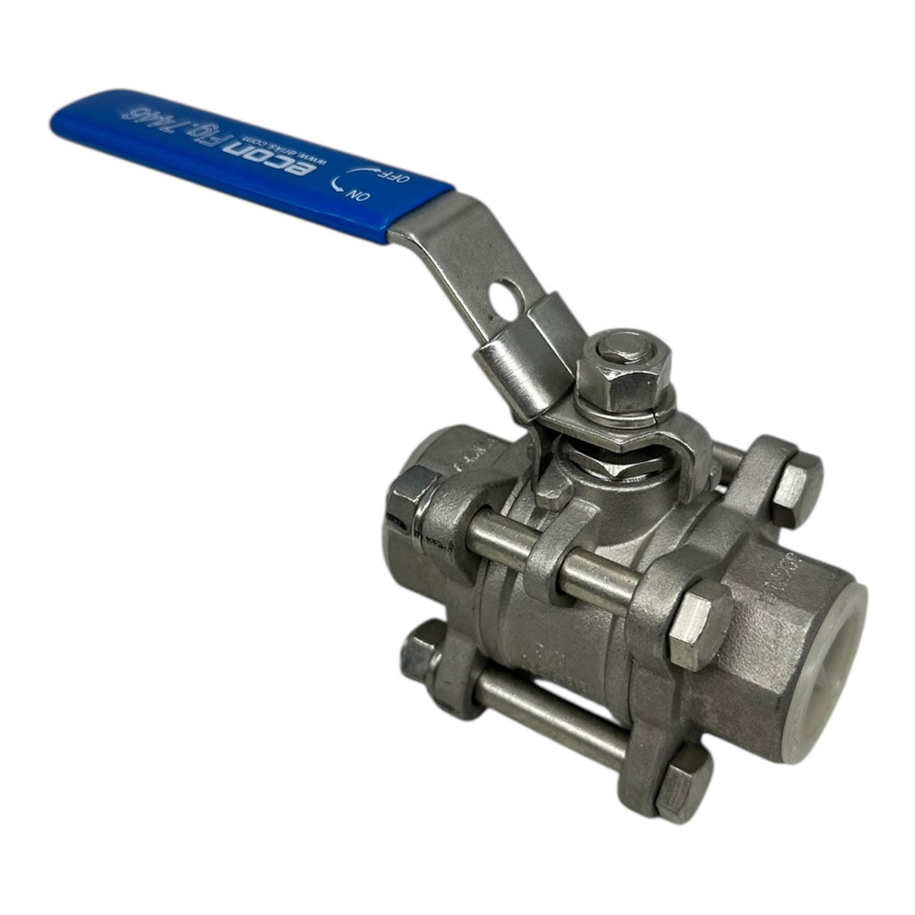 Econ Fig.7446 Kugelhahn 3/4” DN259 1.4408 Edelstahl 1000 WOG 3-teilig