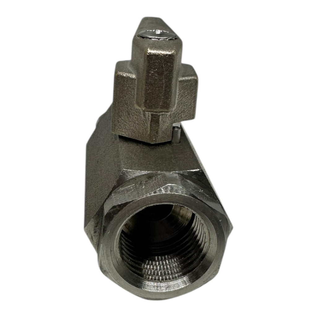 2x Parker 0465 10 21 Kugelhahn Edelstahl 1/4” Innengewinde ROHS