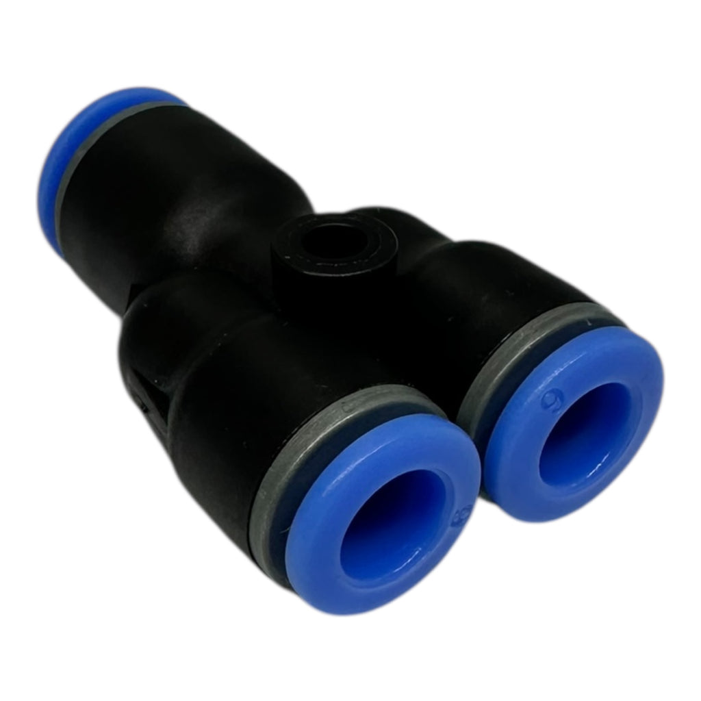 40x Riegler 109856 Y-Steckverbinder Reduzierend 8/6 mm Blau Serie Pneumatik