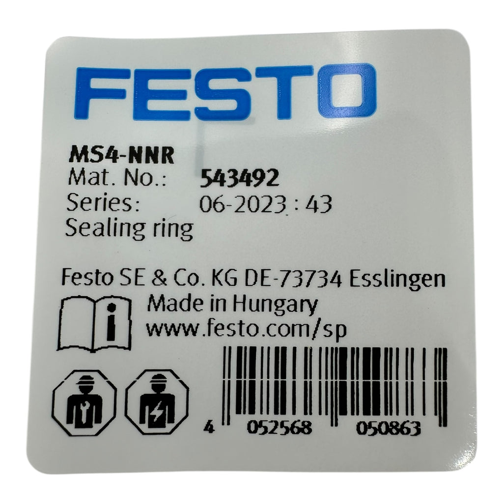 20x Festo MS4-NNR 543492 Dichtungsring Sealing Ring für MS4 Serie