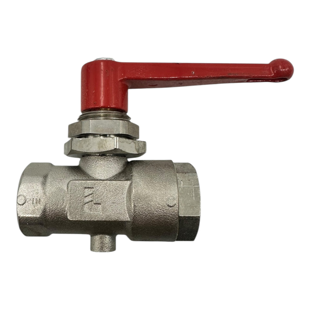 2x Parker 04490713 Kugelhahn T-Ventil 3-Wege Umschalthahn Edelstahl 2 Stück