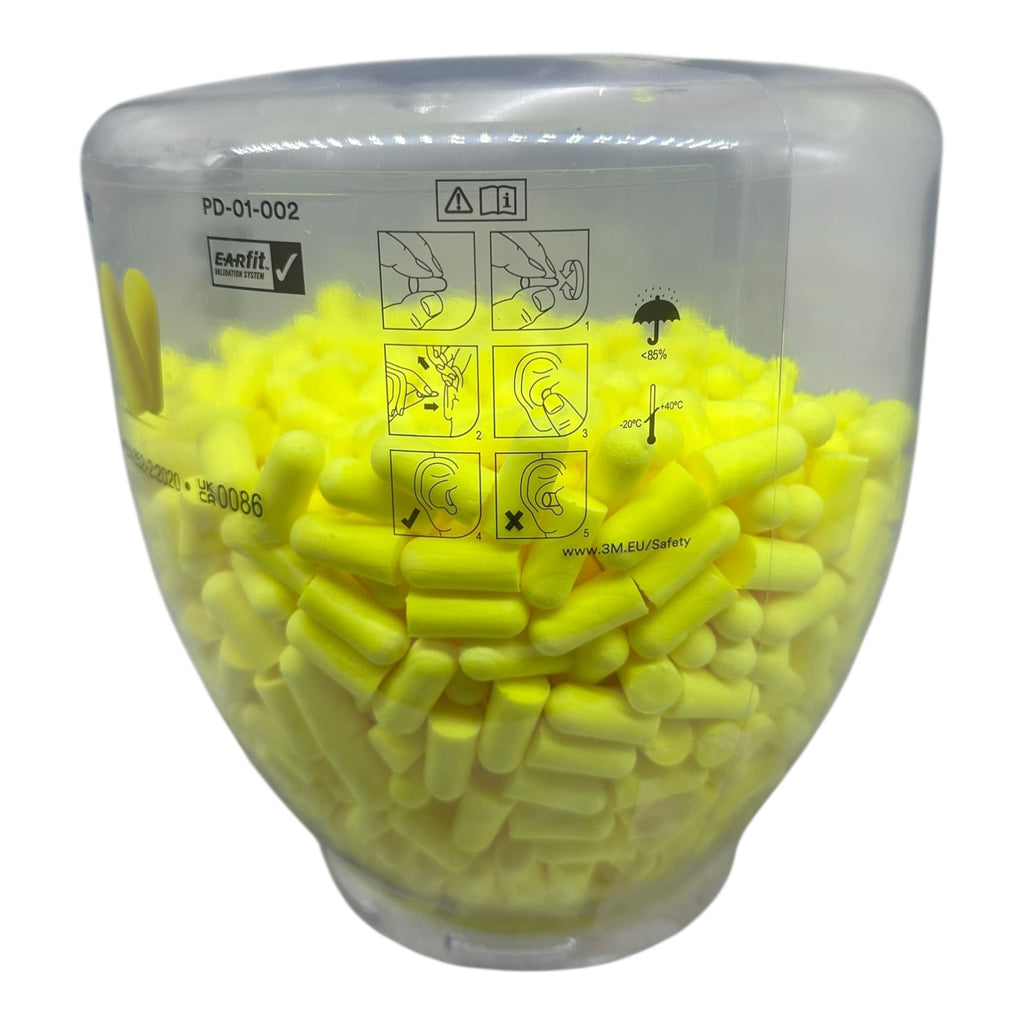 3M E-A-Rsoft Yellow Neons 500x Gehörschutz Ohrstöpsel SNR 36dB Einweg Earplugs