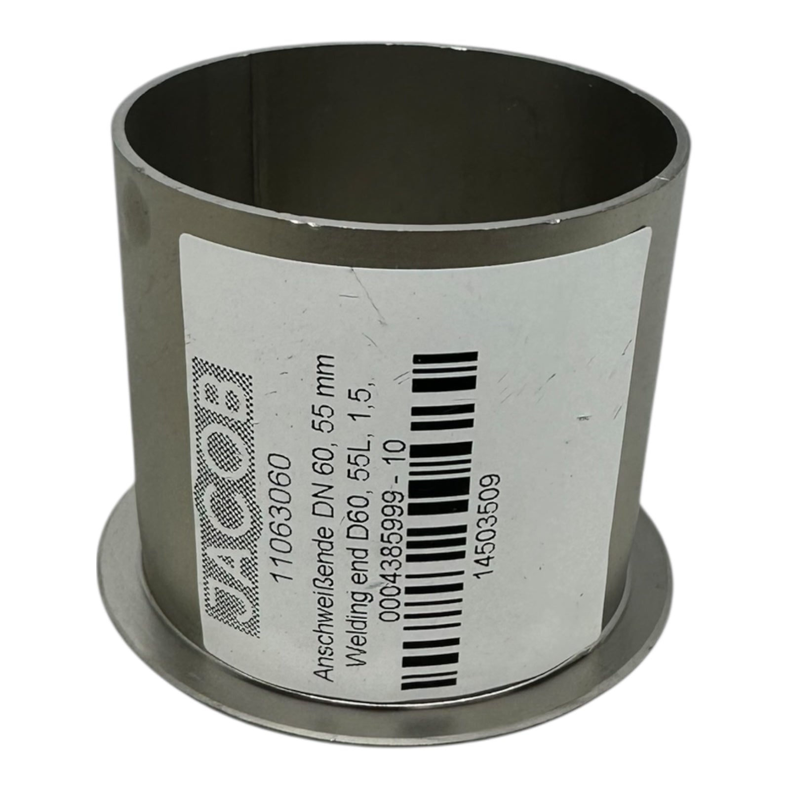 5x JACOB 11063060 Anschweißende DN60 D60x55mm Schweißmuffe Edelstahl