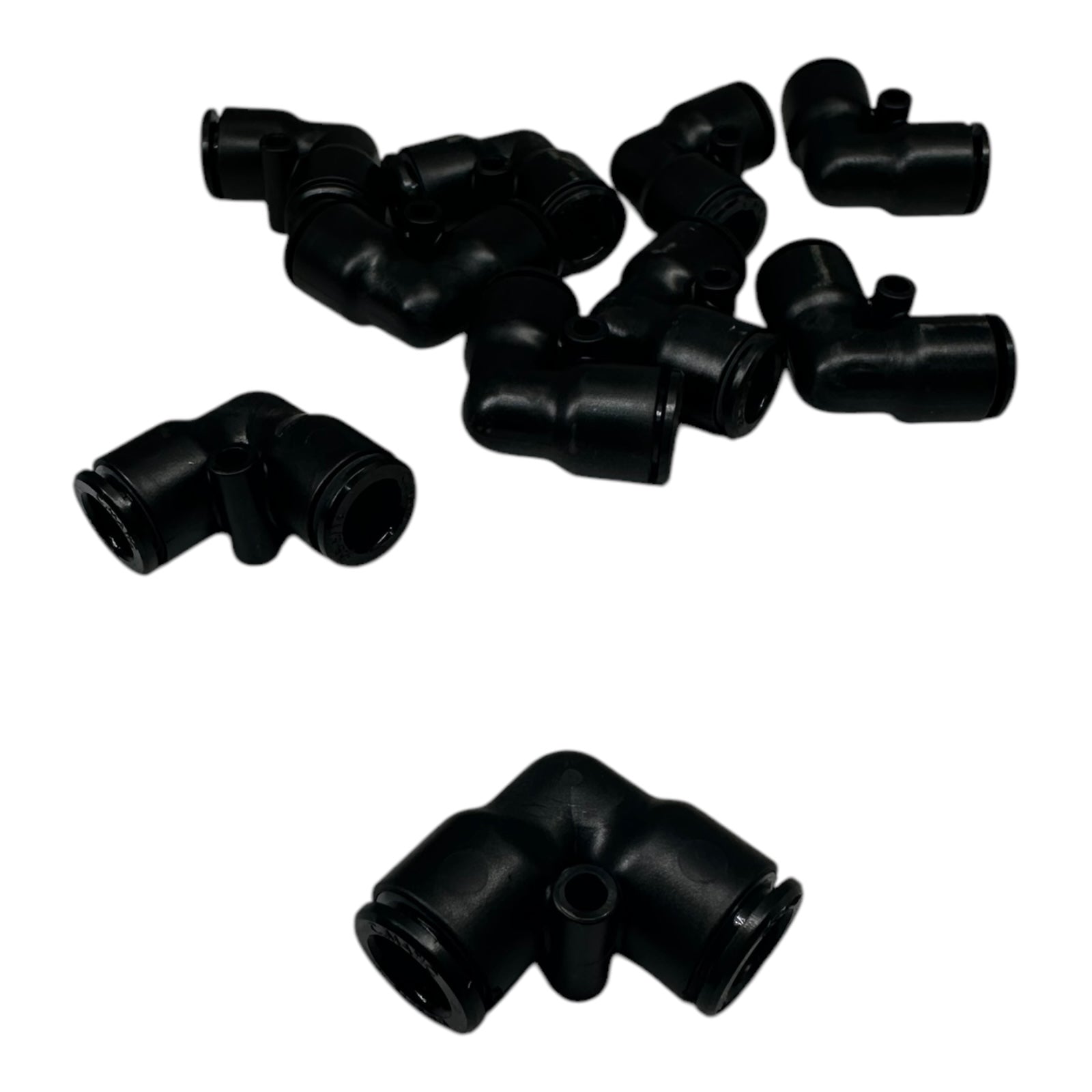 10x Flexion EPV8-FX Steckverbindung POM Winkelstück Verbindungselement, 8mm Rohr