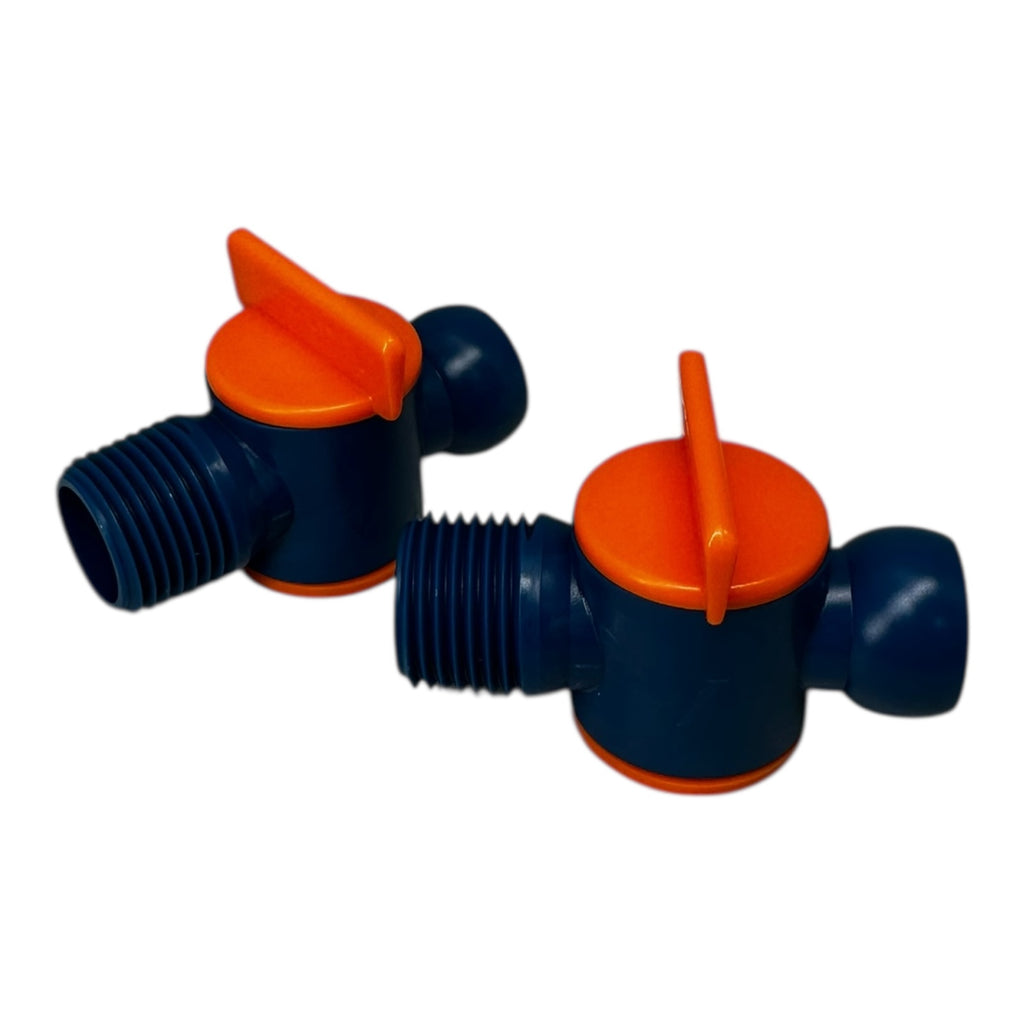 2x LOC-LINE 32092 Absperrventil Größe 1/2″ mit Außengewinde Abstellhahn