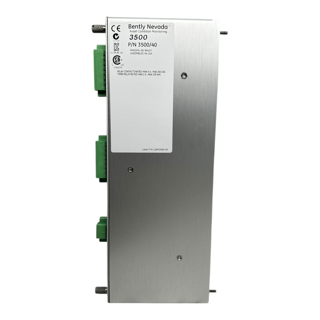 Bently Nevada 3500/40 Proximitor I/O Module with Internal Terminations