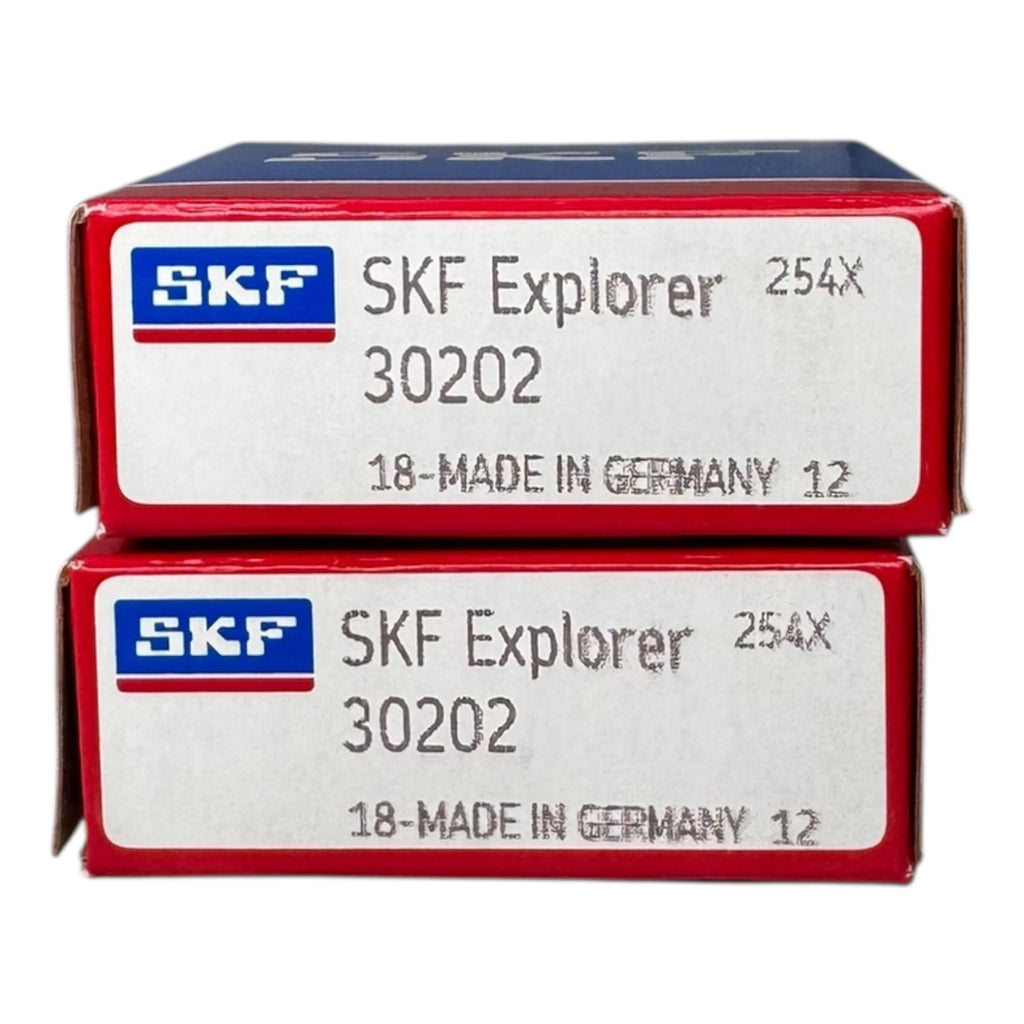 2x SKF 30202 Kegelrollenlager einreihig 15x35x11.75mm