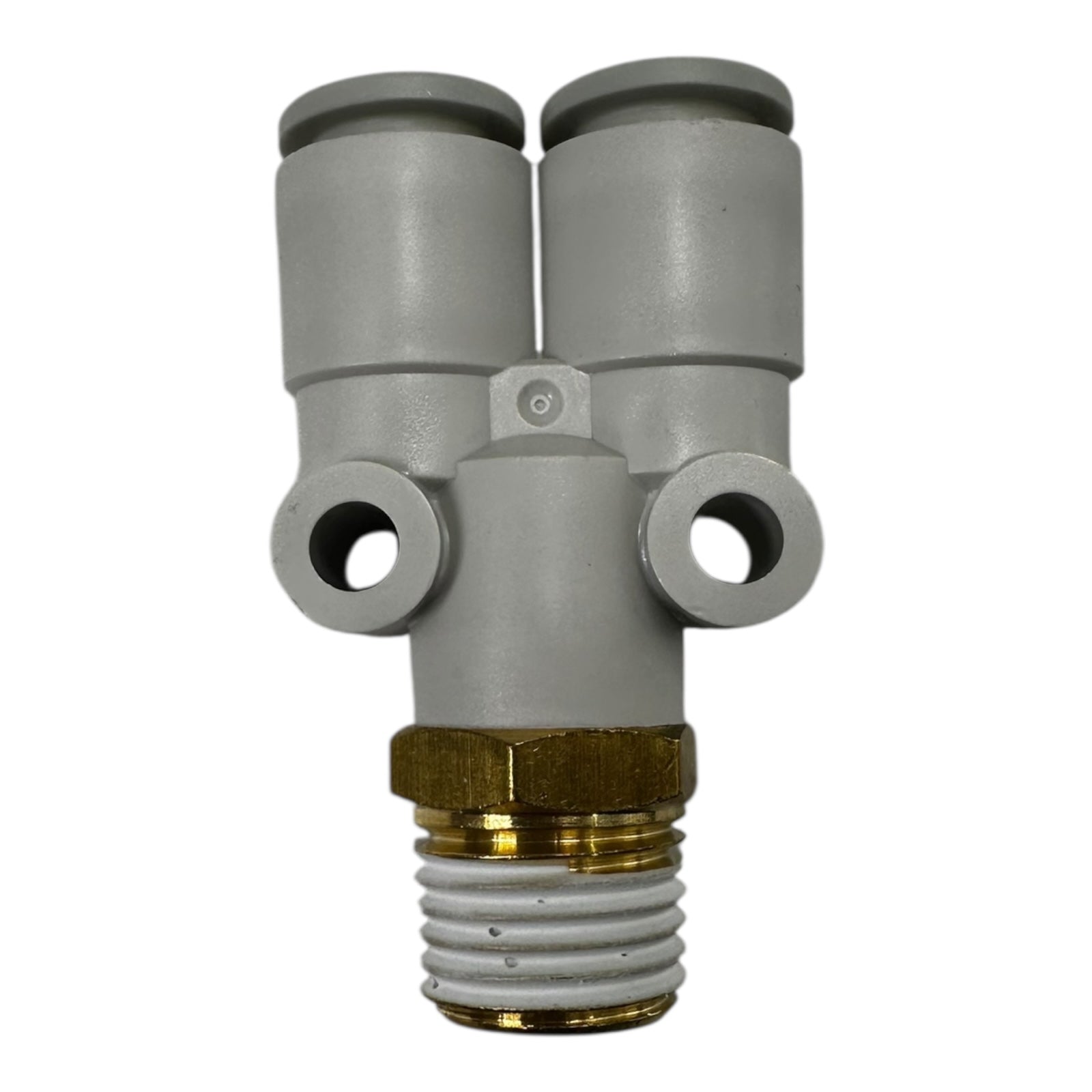 10x SMC KQ2U08-02AS Pneumatik Y-Steckverbinder 1/4” auf R1/4 Zoll