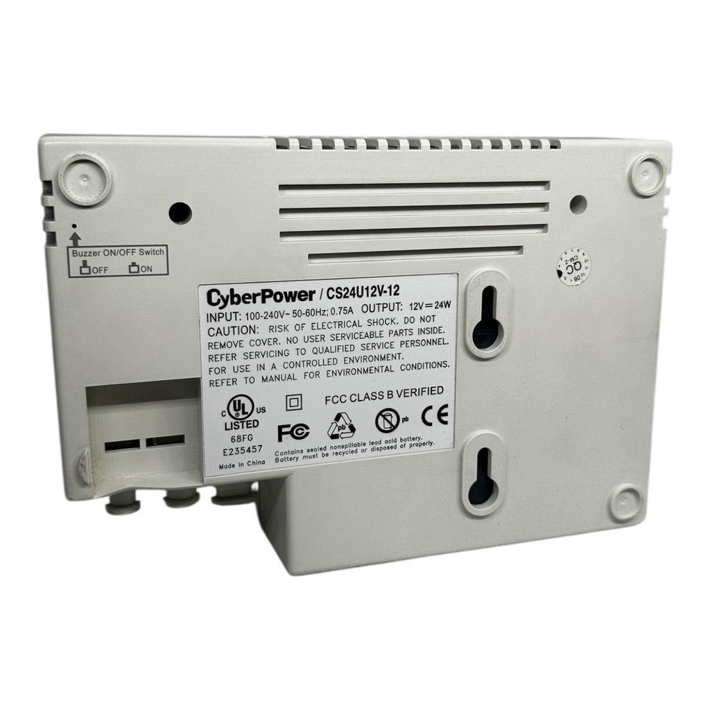 CyberPower CS24U12V-12 USV Notstromversorgung 12V 24W Sicherungssystem