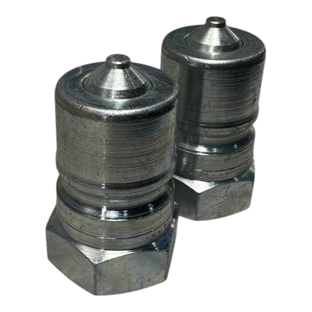 2x Parker H6-63 Hydraulik Nippel Schnellkupplung