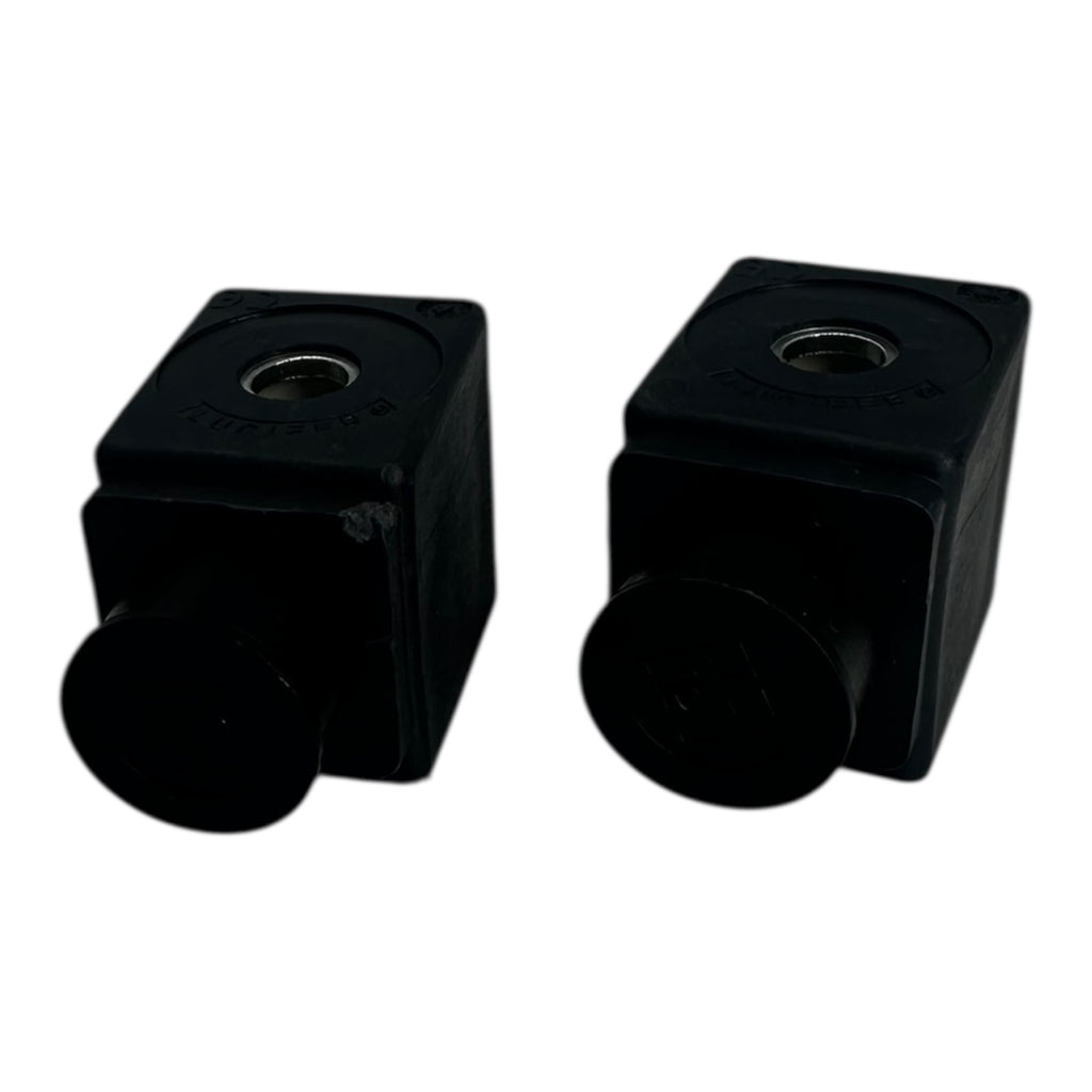 2x Parker 481865C2 D5B F Magnetspule 24V 9W Ventilspule VDE