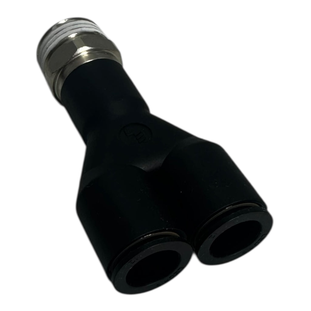 10x Parker Legris LF3000 31481221 Einschraub-Y-Stecker 12mm R1/2 Pneumatik