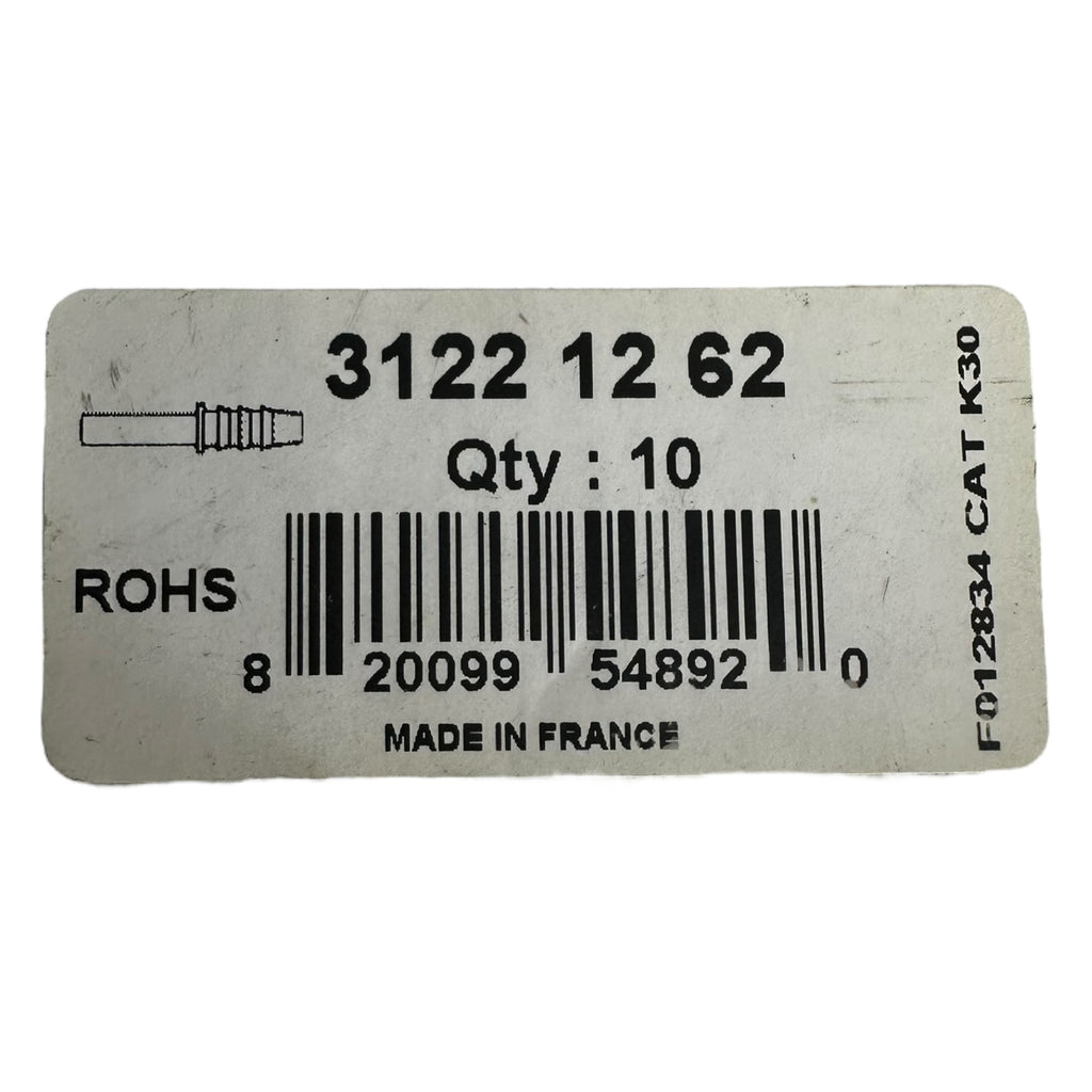 10x Parker Legris 31221262 Schlauchtüllen Steckanschluss Kunststoff gerade