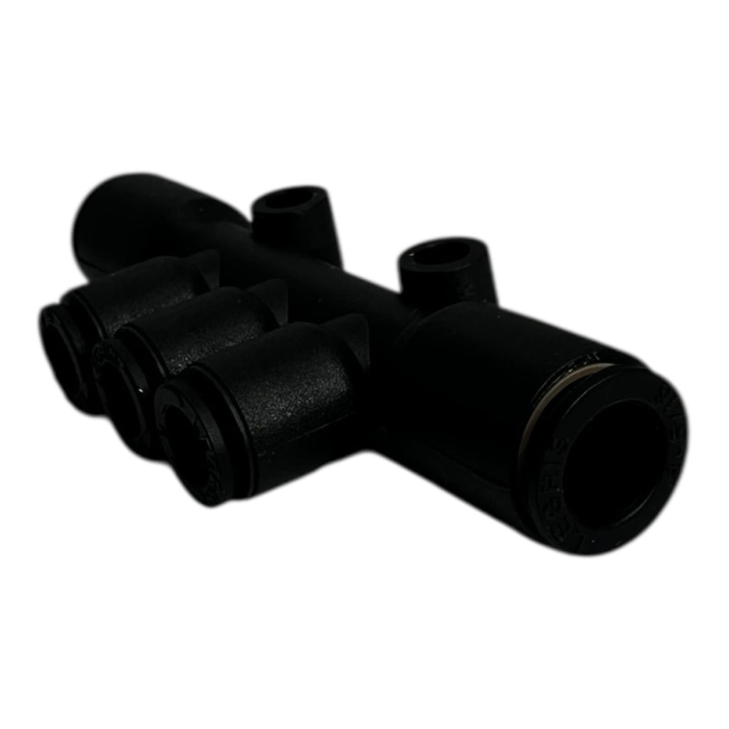 10x Parker 33040806 Steckverbinder 4-fach Verteiler Pneumatik mehrfachverteiler