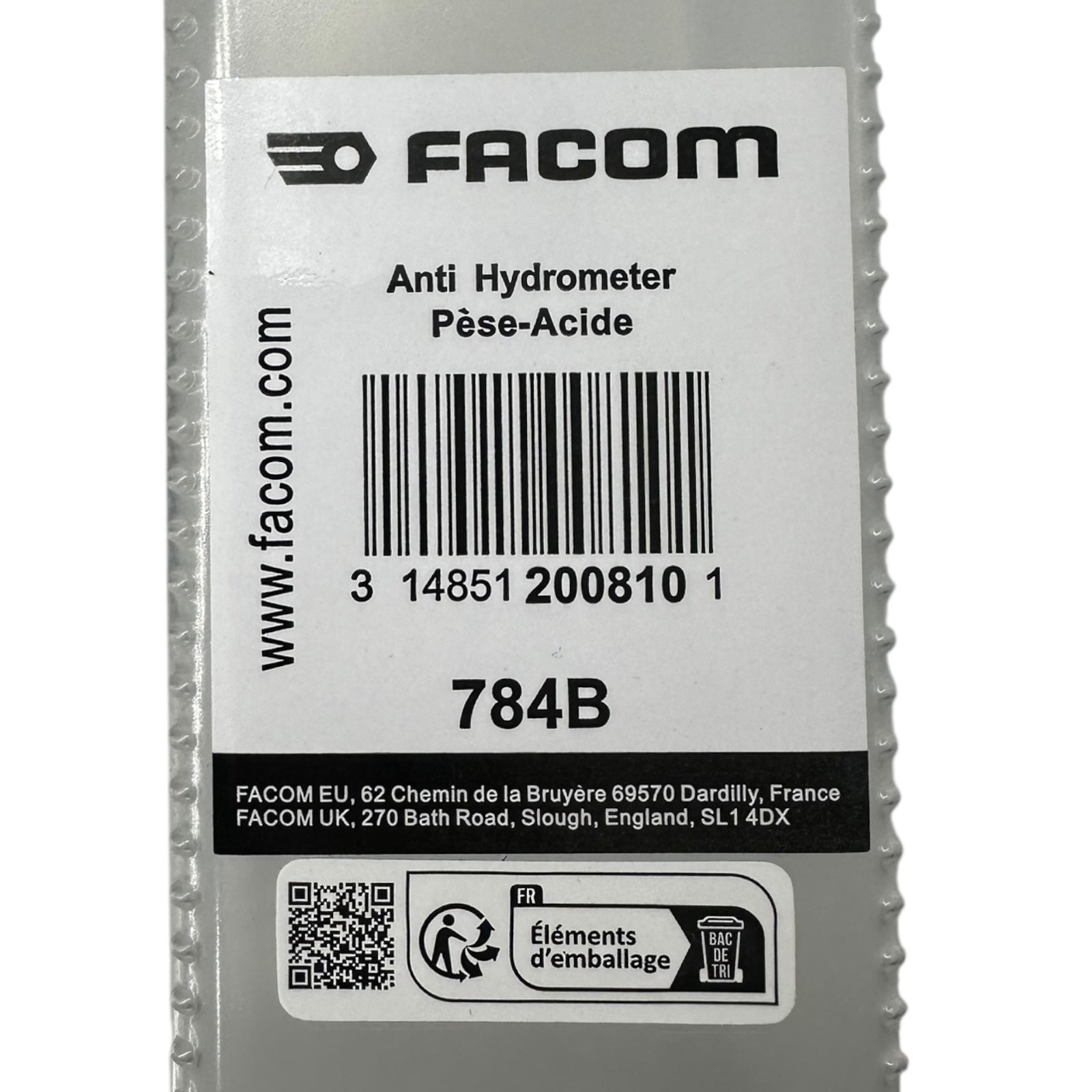 Facom 784B Säureheber Dichtemesser Hydrometer für Batterie Säureprüfer