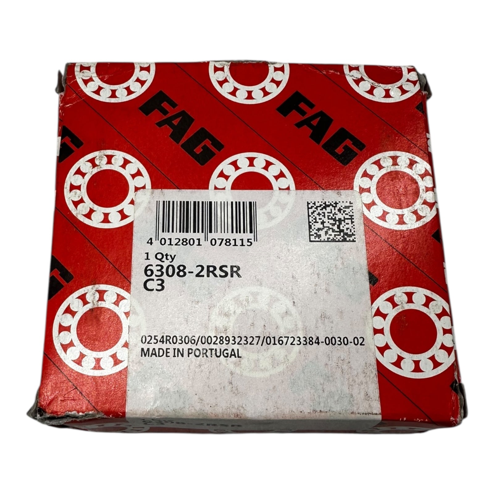 5x FAG 6308-2RSR-C3 Rillenkugellager 40x90x23 mm beidseitig gedichtet