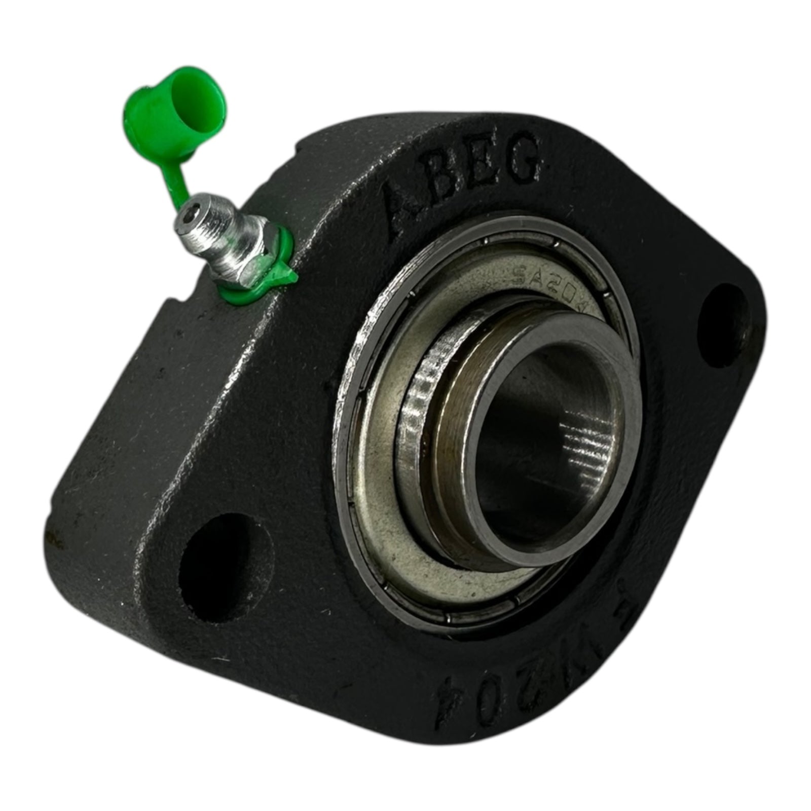 3x ABEG SAFW204 FH Flanschlagergehäuse 2-Loch Ø20mm Wälzlager ECO Serie