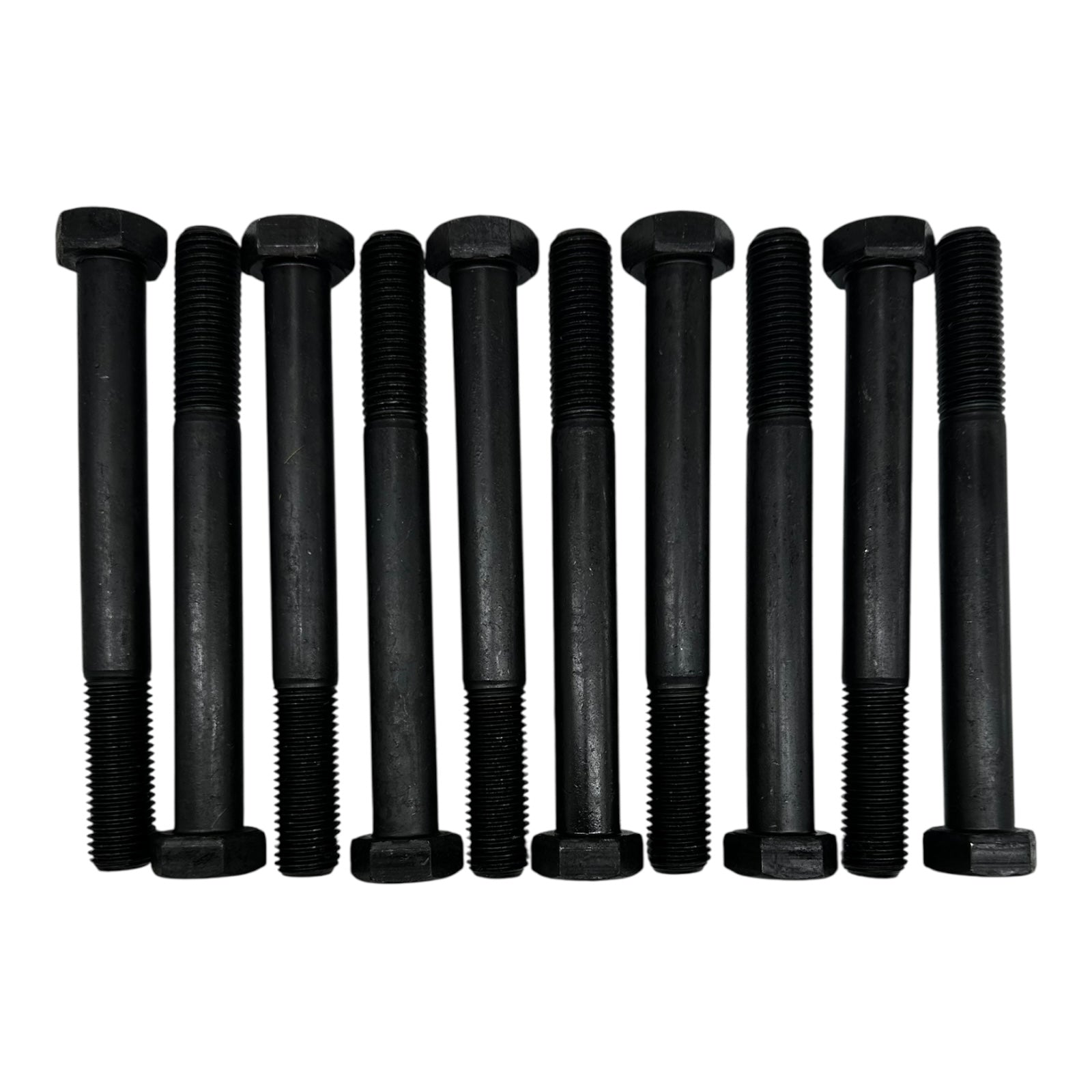 10x Sechskantschraube M20x180 ISO 4014 Stahl 1.7218+QT DGRL schwarz