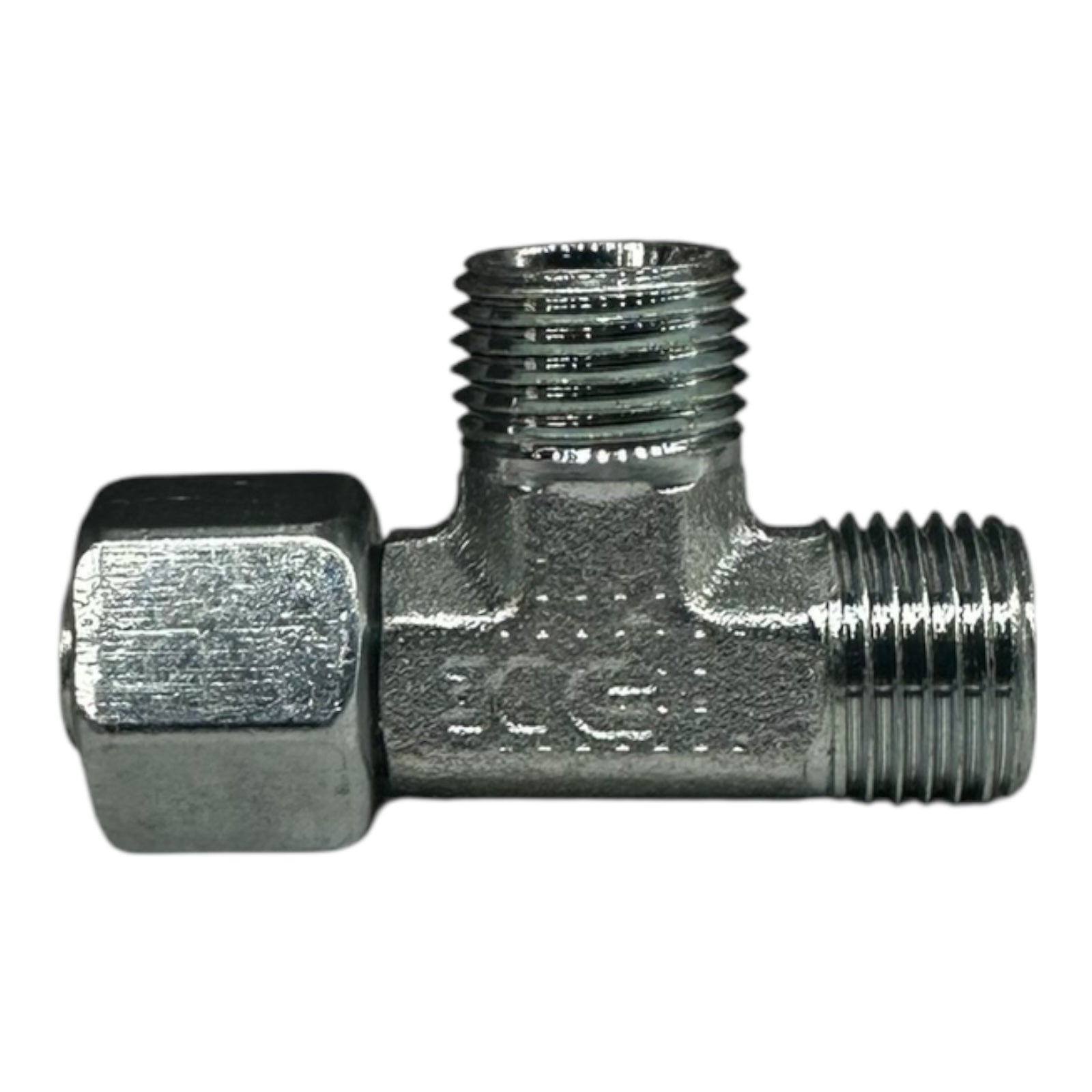 10x Parker Ermeto EL10LOMDCF Hydraulik T-Stück Verschraubung 10mm Außengewinde