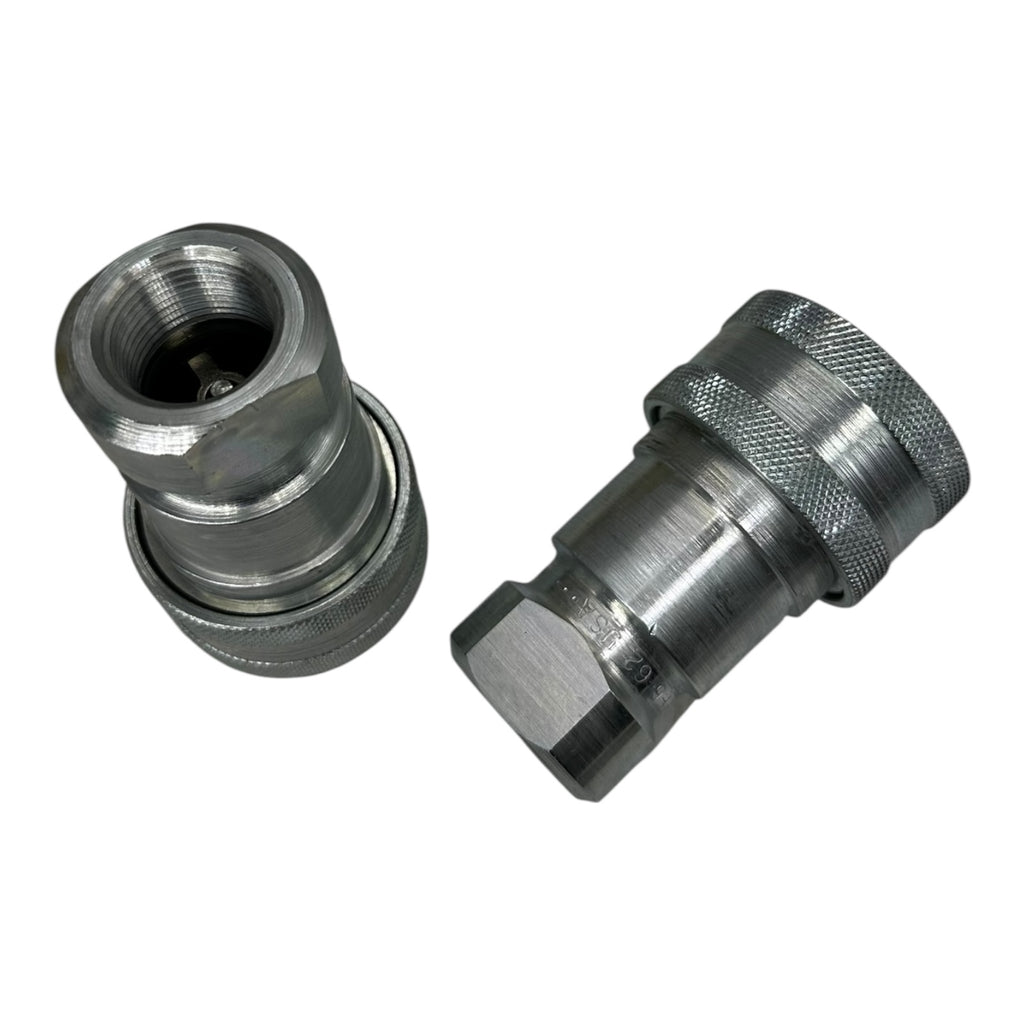 2x Parker H6-62 Kupplung 3/4” Hydraulik-Schnellverschluss
