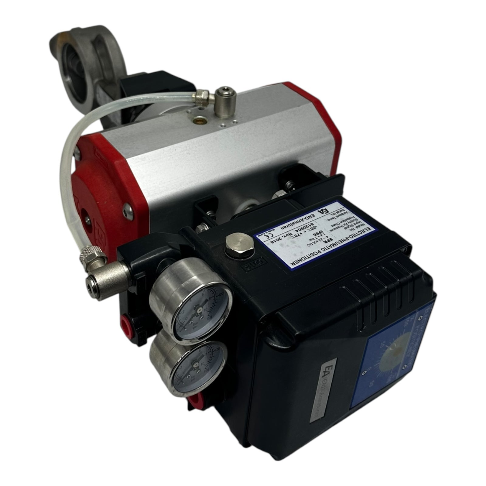 END-Armaturen BVHD DN50 PN25 Klappe mit EPR Elektro-Pneumatik Positioner IP66