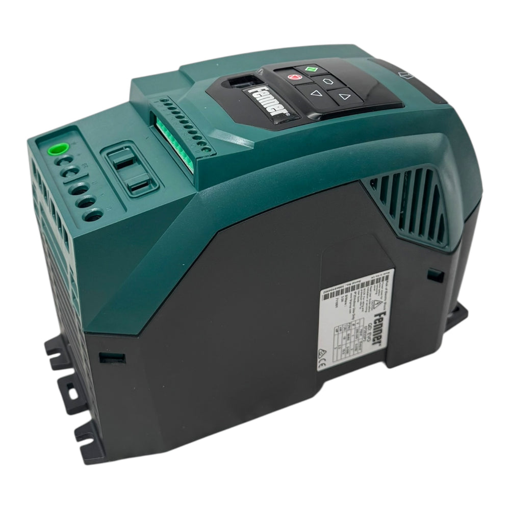 Fenner QD:EVO 572E22P2 Frequenzumrichter 2,2kW 10,5A 200–240V 3PH IP20 UNUSED