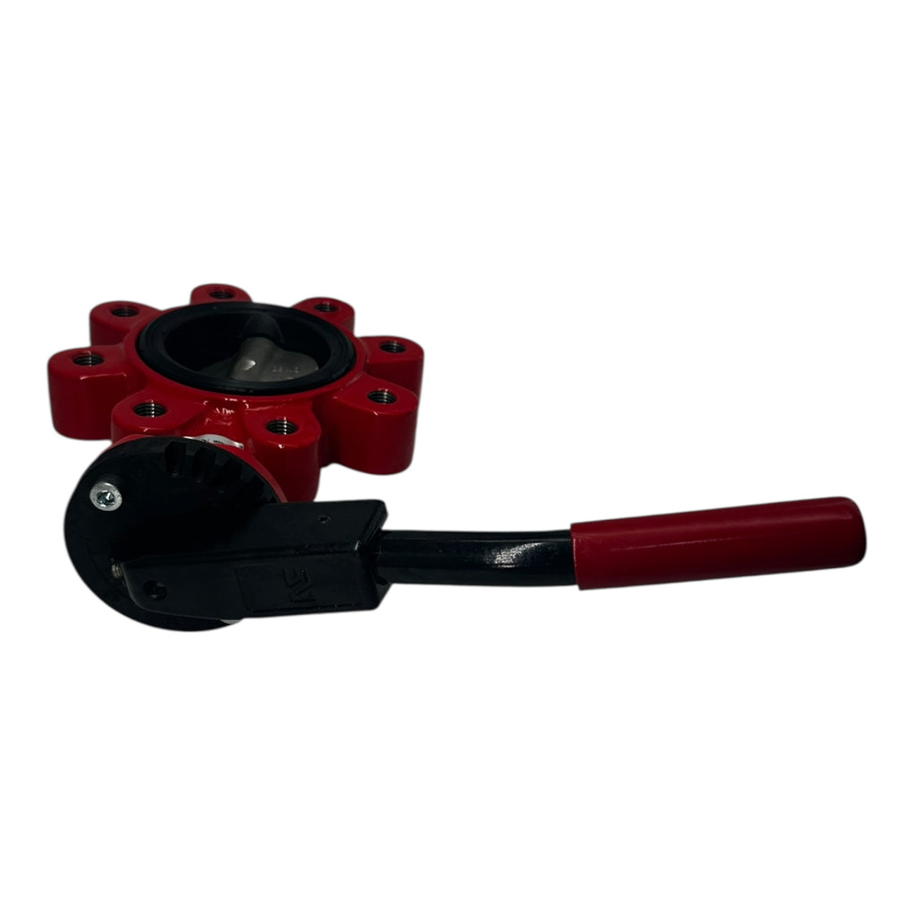 LUGN(W)-5 Absperrklappe DN80 PN10 Handhebel Klappe Sitz E Anflanschklappe EDPM