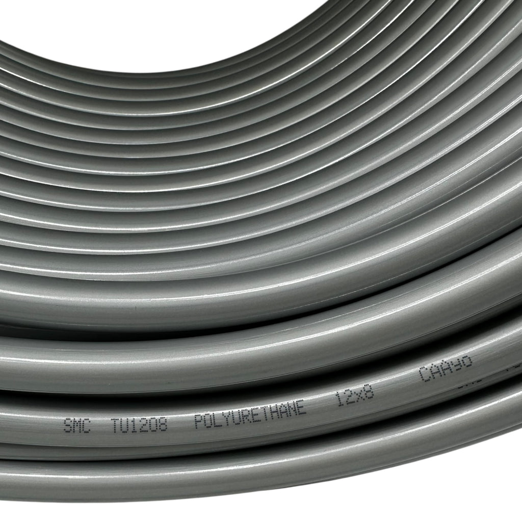 SMC TU1208 PU Schlauch 12x8mm Polyurethan Pneumatikschlauch Rolle 100m grau