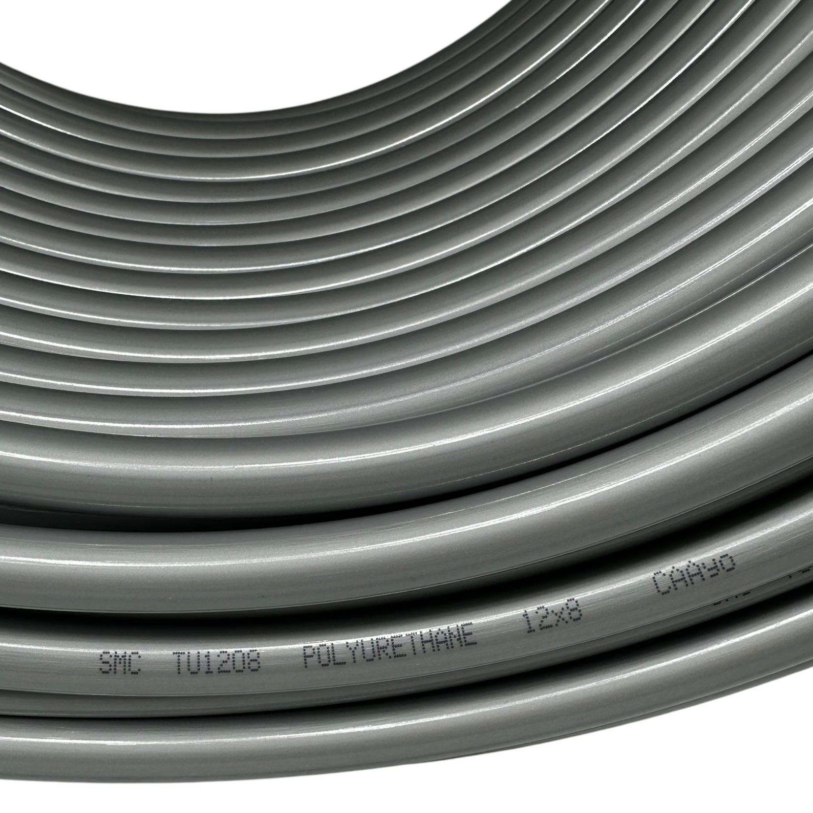 SMC TU1208 PU Schlauch 12x8mm Polyurethan Pneumatikschlauch Rolle 100m grau