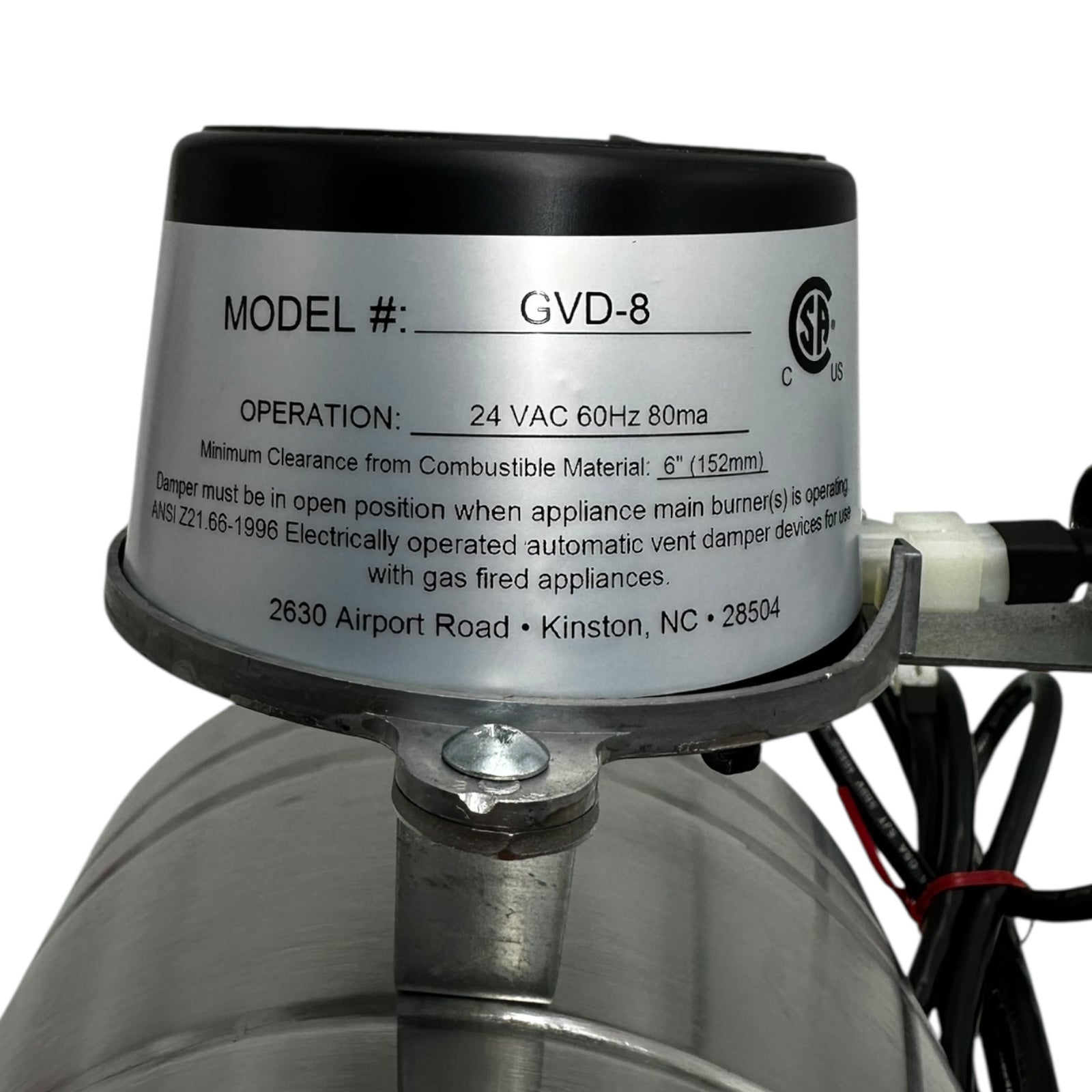 Field Controls GVD-8FC6 Zonenklappe 8” Rundklappe motorisiert 46360003 HVAC